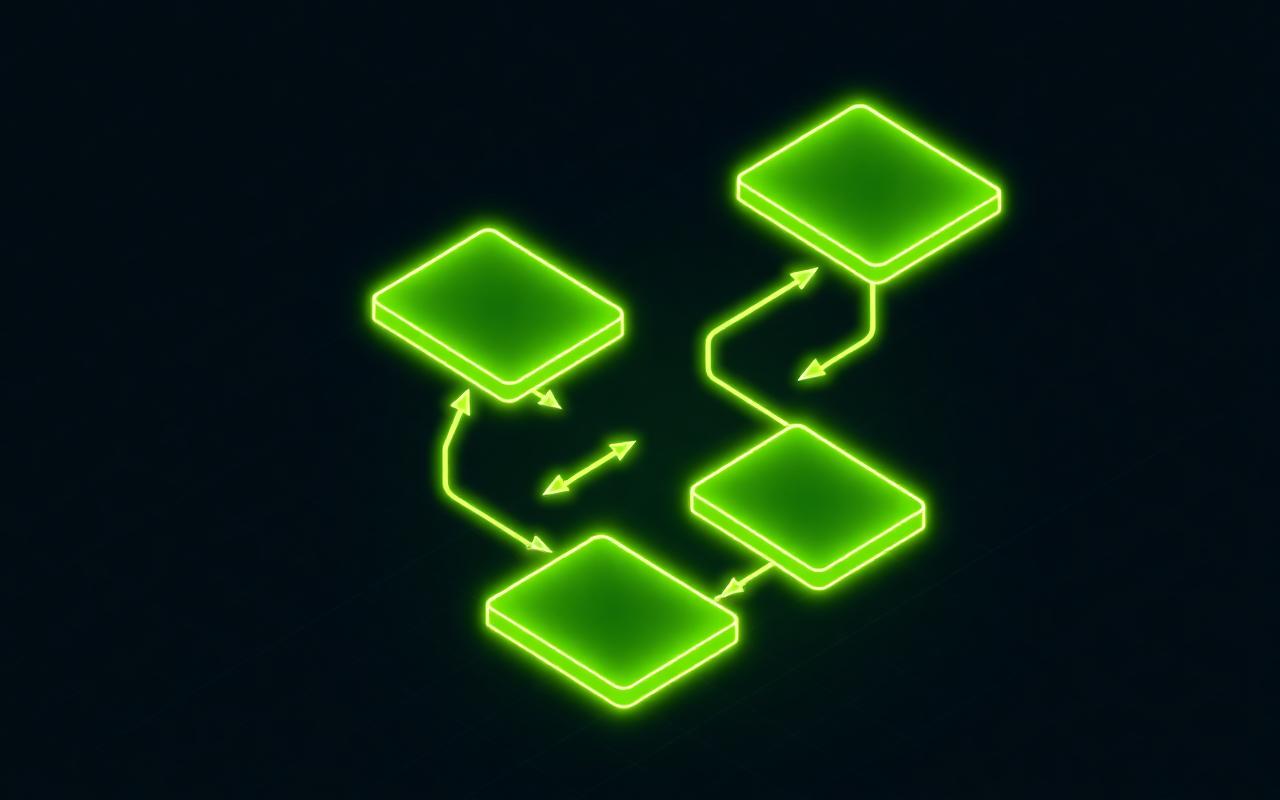 Line illustration of a step-by-step evaluation process